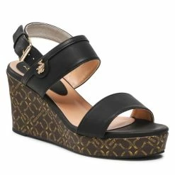 U.S. Polo Assn. Γυναίκες Σανδάλια Alyssa005 ALYSSA005W/2Y1 Μαύρο