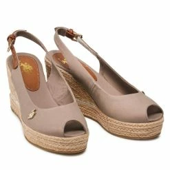 U.S. Polo Assn. Γυναίκες Εσπαντρίγιες Alyssa004 ALYSSA004W/2C1 Μπεζ Καφέ -U.S. Polo Assn Εκπτώσεις unnamed file 133