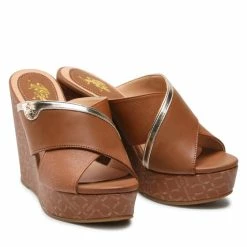 U.S. Polo Assn. Γυναίκες Παντόφλες Aylin003 AYLIN003W/2Y1 Καφέ -U.S. Polo Assn Εκπτώσεις unnamed file 1607