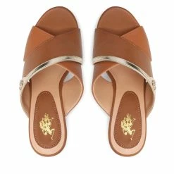 U.S. Polo Assn. Γυναίκες Παντόφλες Aylin003 AYLIN003W/2Y1 Καφέ -U.S. Polo Assn Εκπτώσεις unnamed file 1608