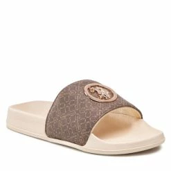 U.S. Polo Assn Εκπτώσεις 41 U.S. Polo Assn. Γυναίκες Παντόφλες Ivy001 IVY001W/2Y1 Καφέ