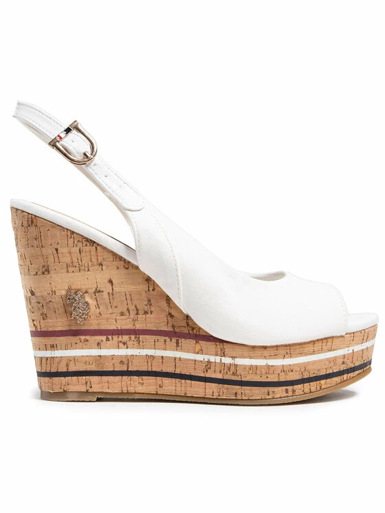 U.S. Polo Assn. Γυναίκες Σανδάλια Aylin AYLIN4137S1/C1 Λευκό 4 U.S. Polo Assn. Γυναίκες Σανδάλια Aylin AYLIN4137S1/C1 Λευκό - Image 2