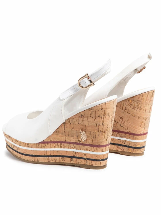 U.S. Polo Assn. Γυναίκες Σανδάλια Aylin AYLIN4137S1/C1 Λευκό 5 U.S. Polo Assn. Γυναίκες Σανδάλια Aylin AYLIN4137S1/C1 Λευκό - Image 3