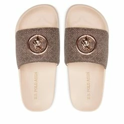U.S. Polo Assn. Γυναίκες Παντόφλες Ivy001 IVY001W/2Y1 Καφέ -U.S. Polo Assn Εκπτώσεις unnamed file 182