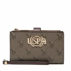 U.S. Polo Assn. Γυναίκες Πορτοφόλια Μεγάλο Πορτοφόλι Γυναικείο Hempton BEUHD5663WVG500 Καφέ