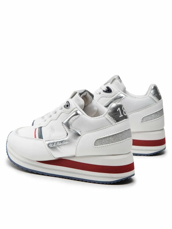 U.S. Polo Assn. Γυναίκες Αθλητικά Sylvi001E SYLVI001W/BYT2 Λευκό 5 U.S. Polo Assn. Γυναίκες Αθλητικά Sylvi001E SYLVI001W/BYT2 Λευκό - Image 3