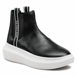U.S. Polo Assn. Γυναίκες Chelsea Boots Μποτάκια με λάστιχο Helis010 HELIS010W/BY1 Μαύρο