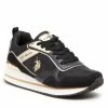U.S. Polo Assn. Γυναίκες Κοντά Αθλητικά Αθλητικά Fey003A Shiny FEY003W/BHT1 Μαύρο