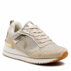 U.S. Polo Assn. Γυναίκες Κοντά Αθλητικά Αθλητικά Fey003A Shiny FEY003W/BHT1 Μπεζ