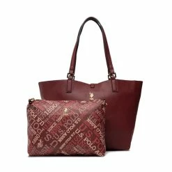 U.S. Polo Assn. Γυναίκες Τσάντες Shoppers Τσάντα Rogersville BIURR5559WVP402 Μπορντό