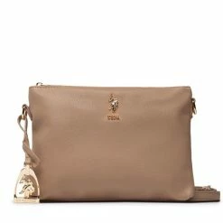 U.S. Polo Assn. Γυναίκες Τσάντες Χιαστί Τσάντα New Jones BEUJE5701WVP502 Μπεζ